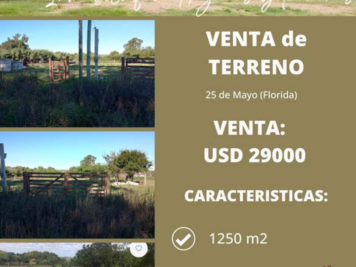 Terreno en venta en 25 de Mayo, Florida