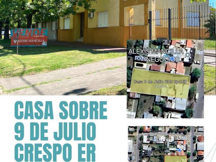 Casa en venta en 9 de Julio, Crespo