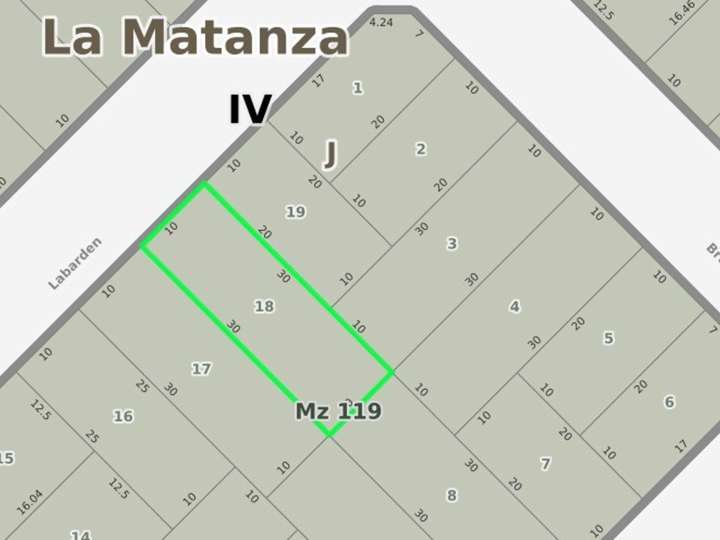 Terreno en venta en Labardén, 5962, Villa Luzuriaga