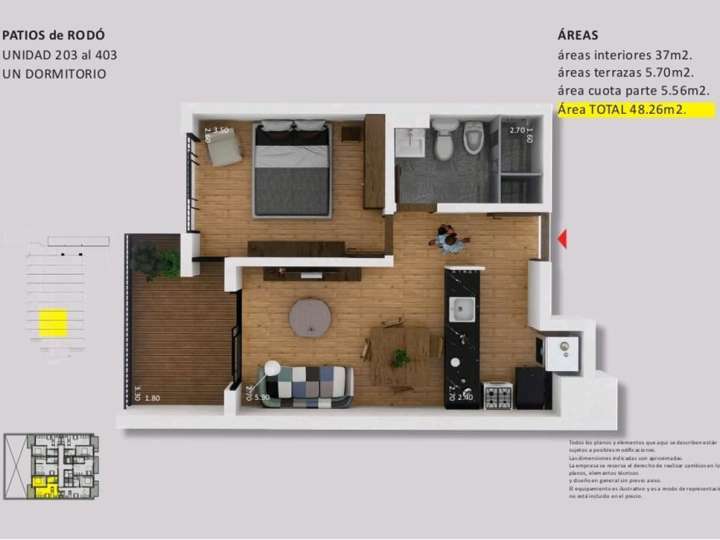 Apartamento en venta en Cordón, Montevideo