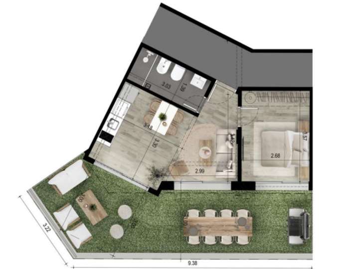 Apartamento en venta en Punta Del Este