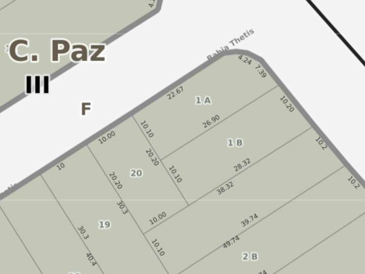 Terreno en venta en Bahía Thetis, Buenos Aires