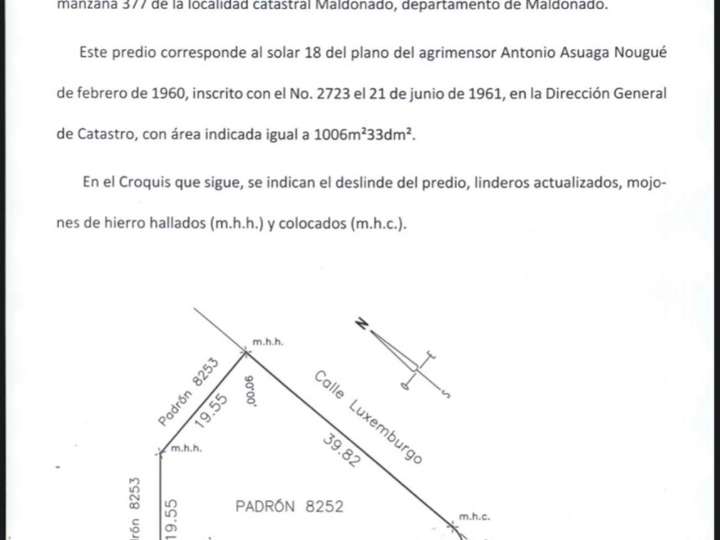 Terreno en venta en Maldonado