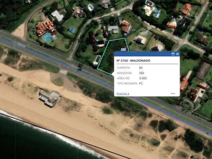 Terreno en venta en Pinares, Maldonado