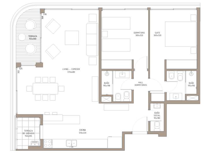 Apartamento en venta en Carrasco, Montevideo