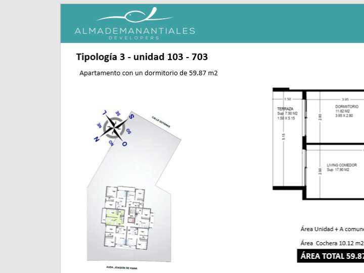 Apartamento en venta en Avenida José Joaquín de Viana, Maldonado