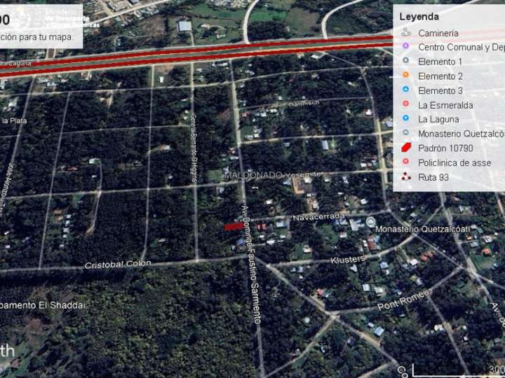 Terreno en venta en Avenida Domingo Faustino Sarmiento, Maldonado