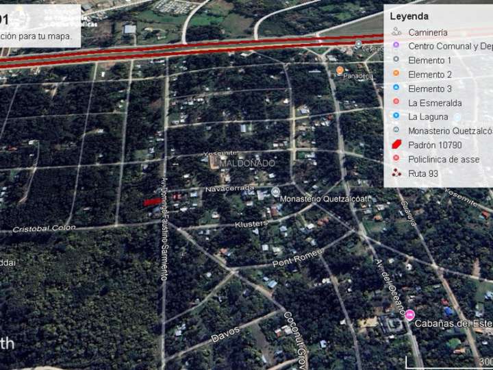 Terreno en venta en Avenida Domingo Faustino Sarmiento, Maldonado