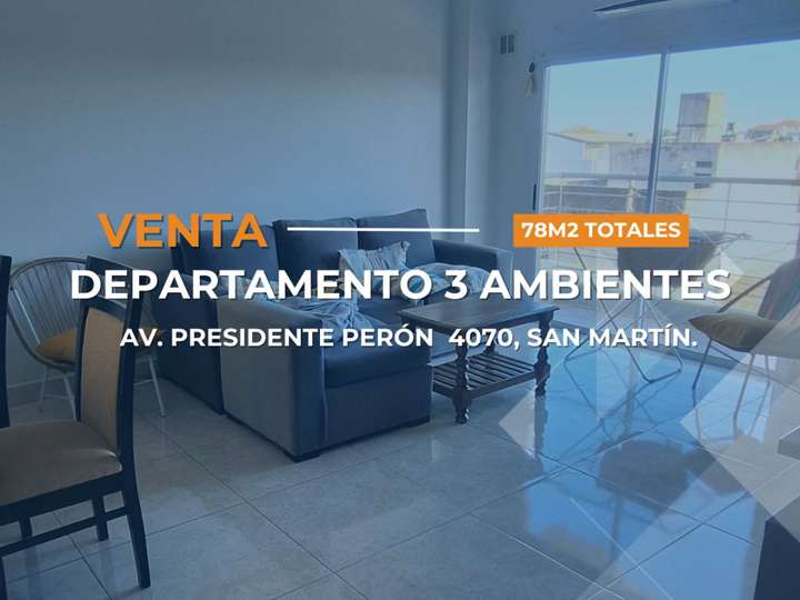 Departamento en venta en Avenida 64 - Presidente Juan Domingo Perón, 4070, General San Martín