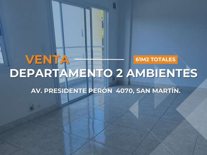 Departamento en venta en Avenida 64 - Presidente Juan Domingo Perón, 4070, General San Martín