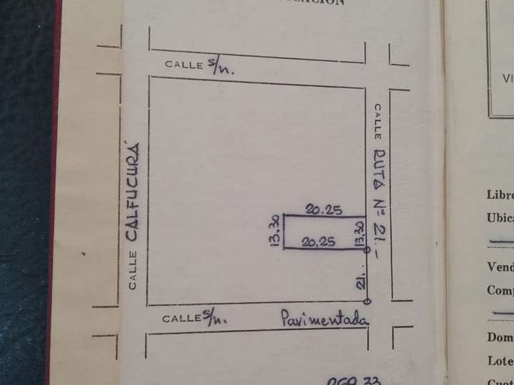 Terreno en venta en Torcuato de Alvear, Pontevedra