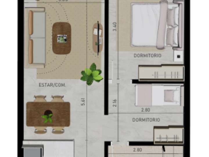 Apartamento en venta en Pilcomayo, Punta Del Este