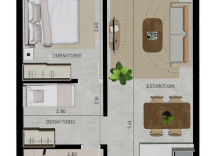 Apartamento en venta en Pilcomayo, Punta Del Este