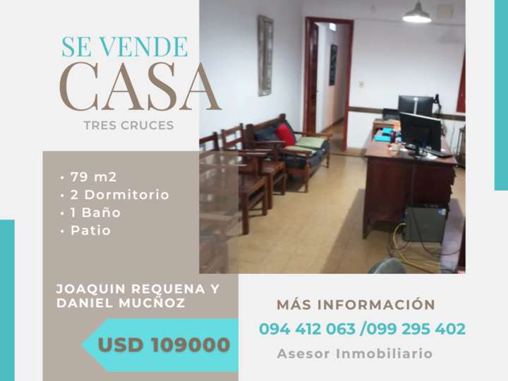 Casa en venta en Daniel Muñoz, Montevideo