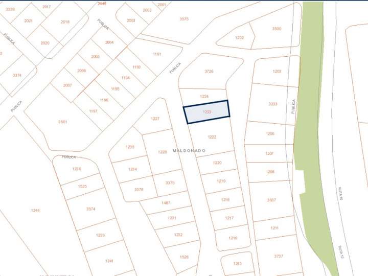 Terreno en venta en Maldonado