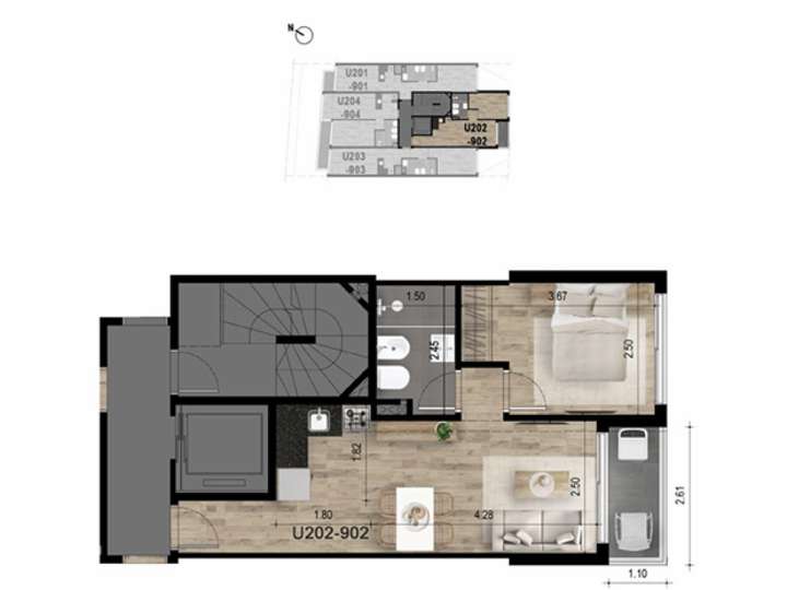 Apartamento en venta en Cordón, Montevideo