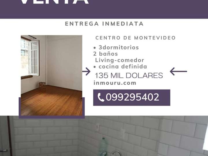 Apartamento en venta en Avenida 18 de Julio, Montevideo