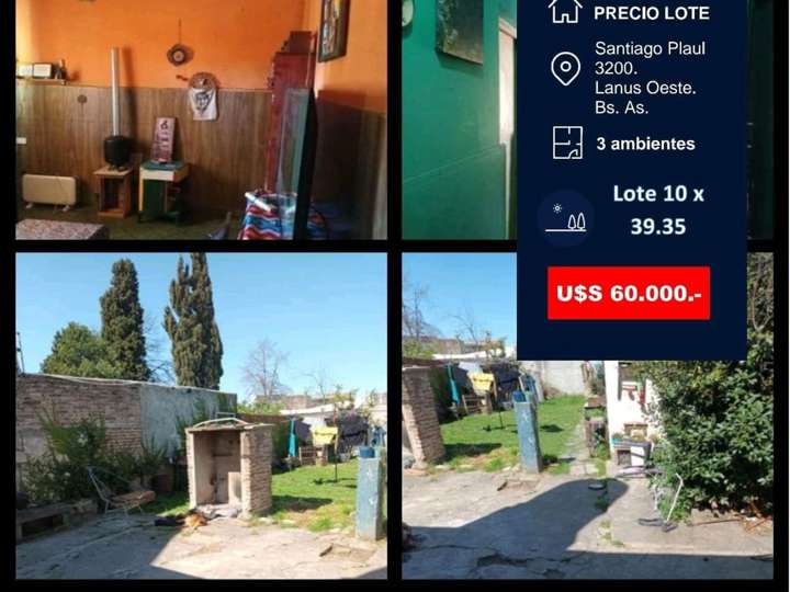 Casa en venta en Santiago Plaul, 3328, Buenos Aires