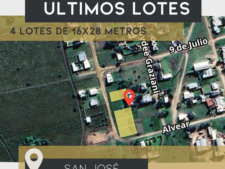 Terreno en venta en Departamento Colón, San José