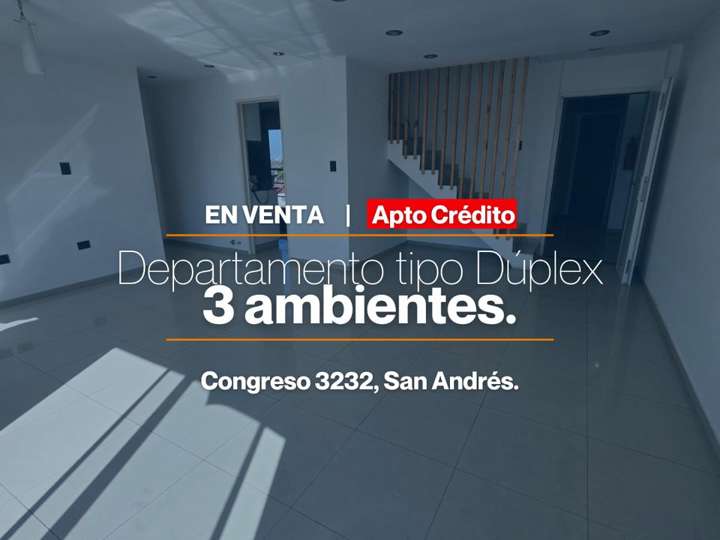 Departamento en venta en 75 - Congreso, 3282, Villa San Andrés