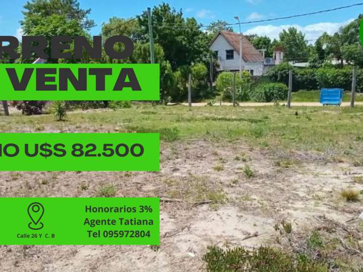 Terreno en venta en Calle 26, Canelones