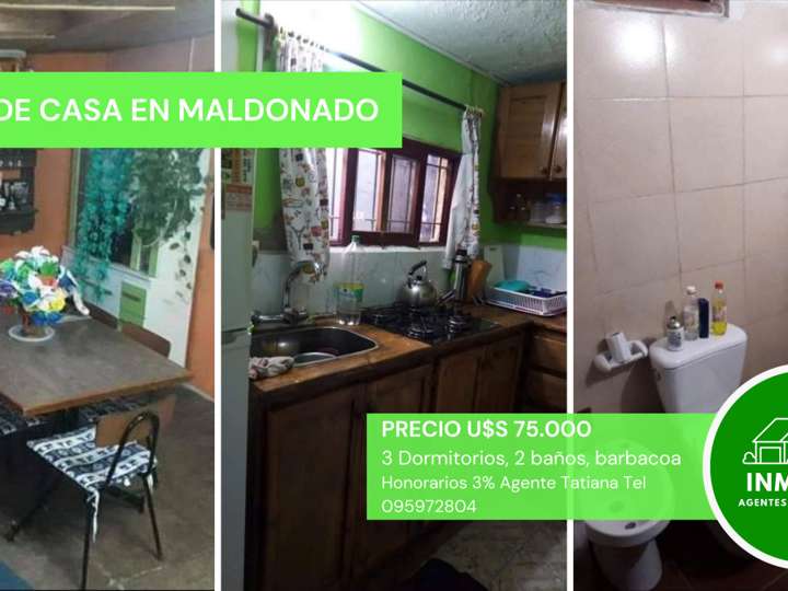 Casa en venta en Nicolás Tornel, Maldonado