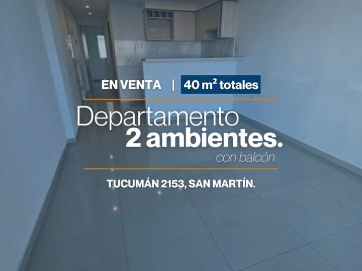 Departamento en venta en 93 - Tucumán, 2157, Ciudad del Libertador General San Martín