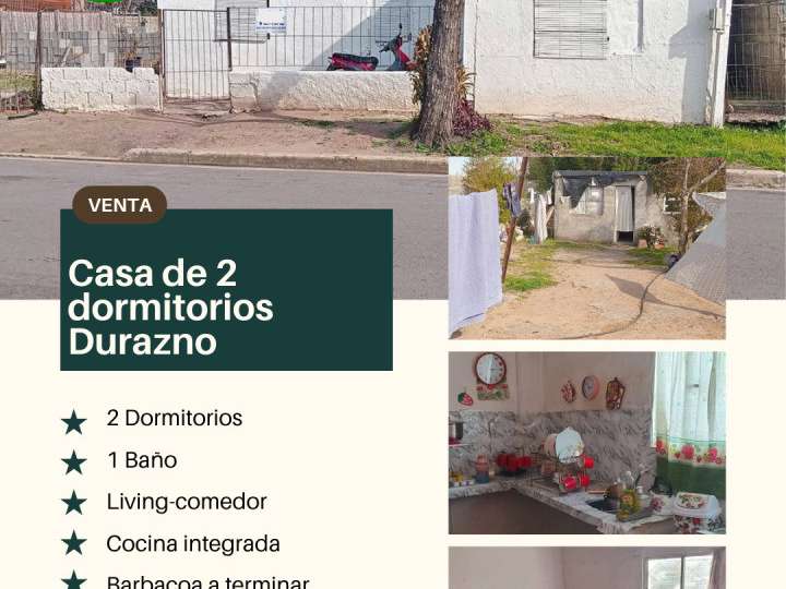 Casa en venta en 25 de Agosto, Durazno