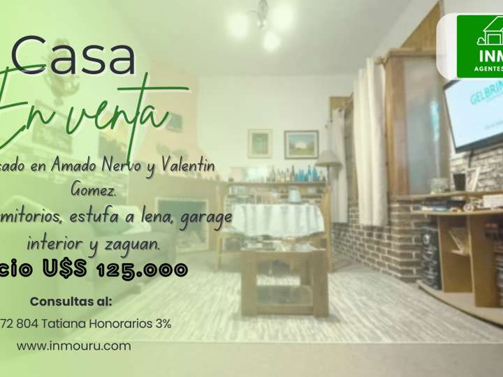 Casa en venta en Amado Nervo, Montevideo