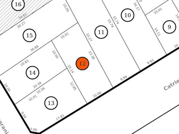 Terreno en venta en Cacique Catriel, 1575, El Palomar