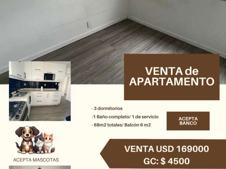 Apartamento en venta en Bulevar General Artigas, Montevideo