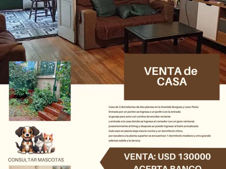 Casa en venta en Avenida Burgues, Montevideo