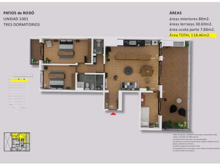 Apartamento en venta en Cordón, Montevideo