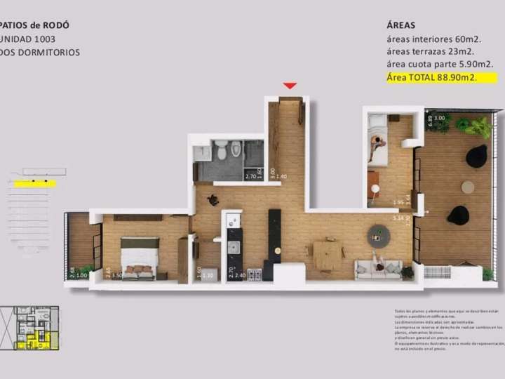 Apartamento en venta en Cordón, Montevideo