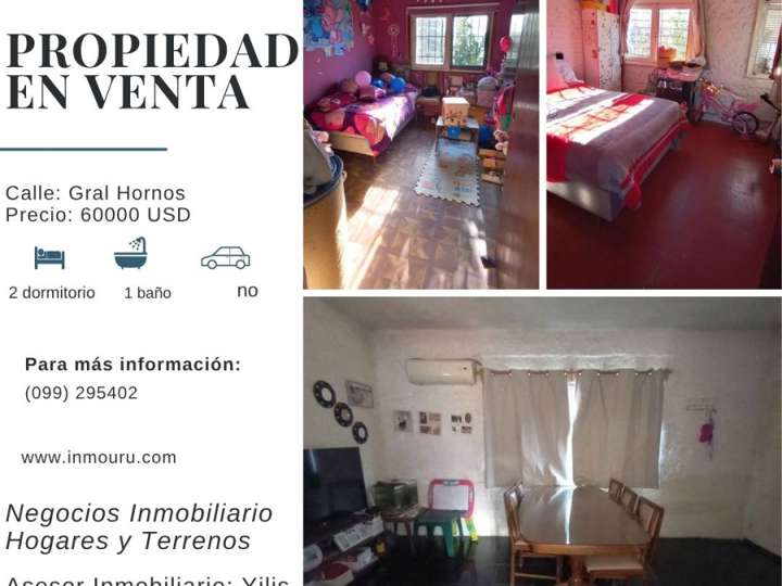 Apartamento en venta en General Hornos, Montevideo