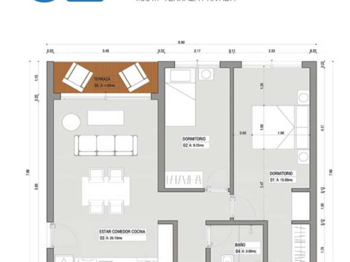 Apartamento en venta en Avenida Emilio Frugoni, Maldonado