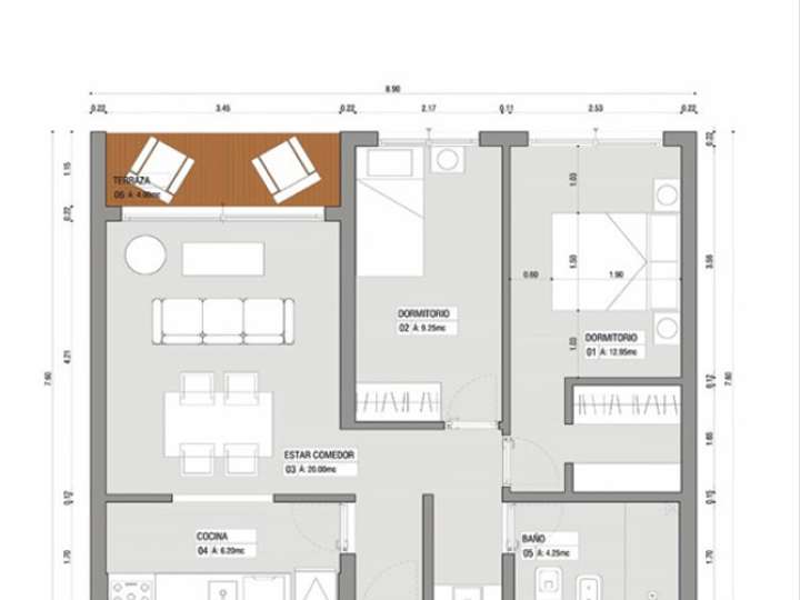 Apartamento en venta en Avenida Emilio Frugoni, Maldonado