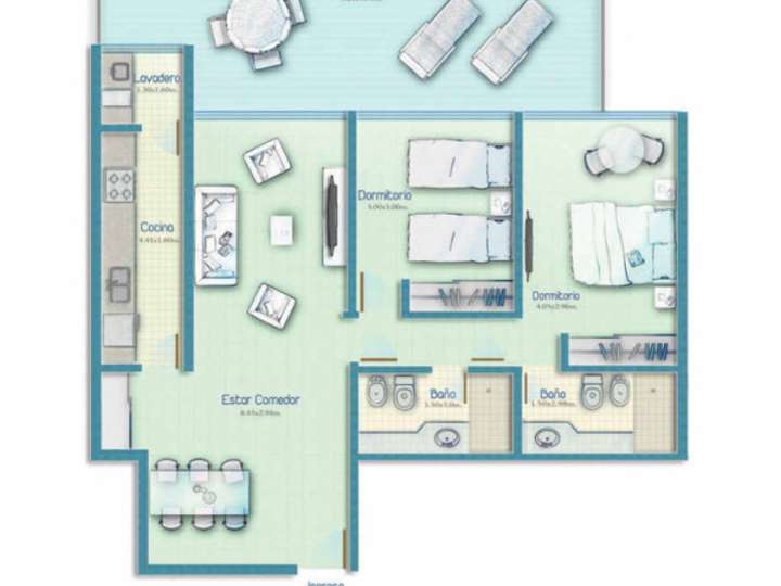 Apartamento en venta en Rosa de los Vientos, Maldonado