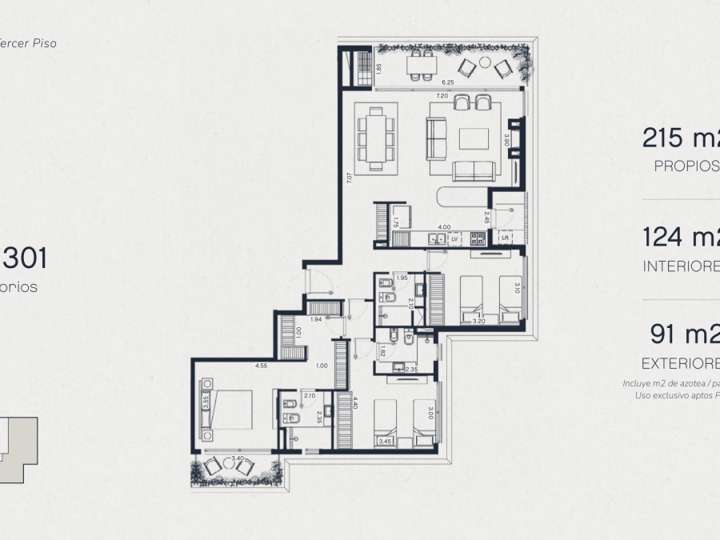 Apartamento en venta en La Barra