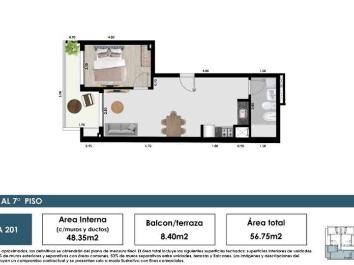Apartamento en venta en Carlos Roxlo, Montevideo