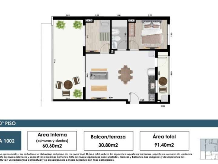 Apartamento en venta en Carlos Roxlo, Montevideo