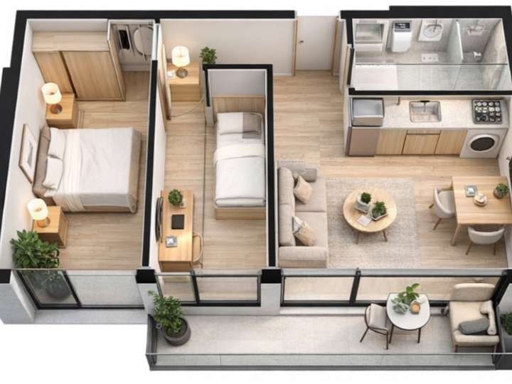 Apartamento en venta en Cufré, Montevideo