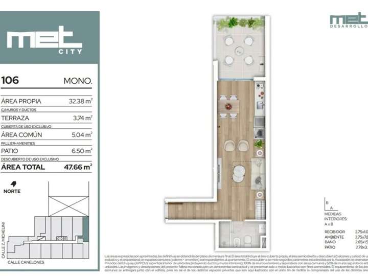 Apartamento en venta en Canelones, Montevideo