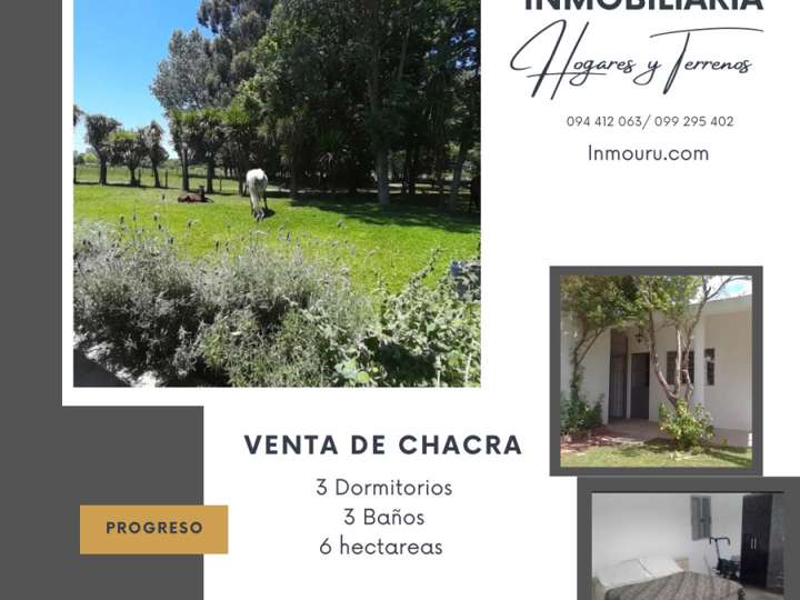 Granja en venta en Zorrilla de San Martín, Canelones