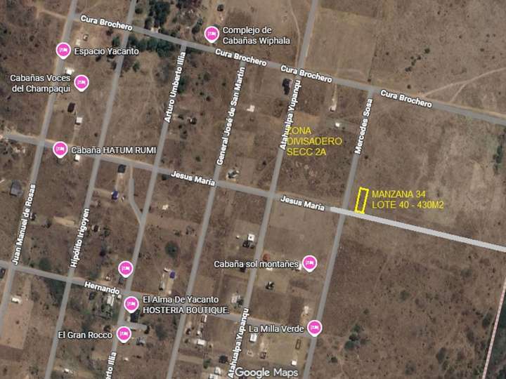 Terreno en venta en Sarmiento, Córdoba