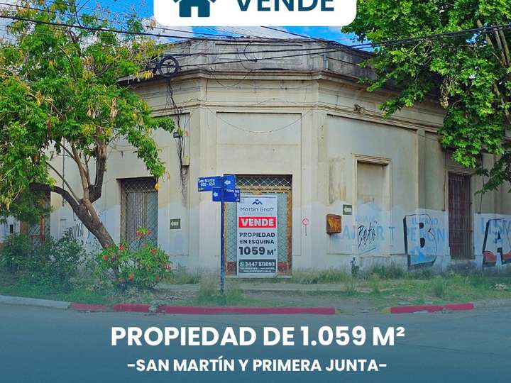 Terreno en venta en San Martín, 652, Colón