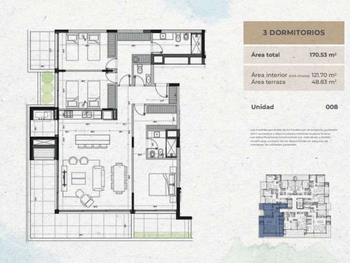 Apartamento en venta en Rambla Doctor Claudio Williman, Maldonado