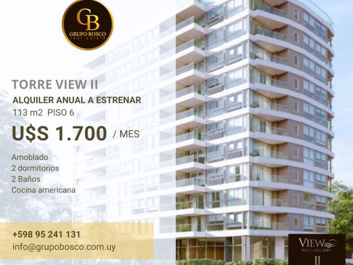 Apartamento en alquiler en Pilcomayo, Maldonado