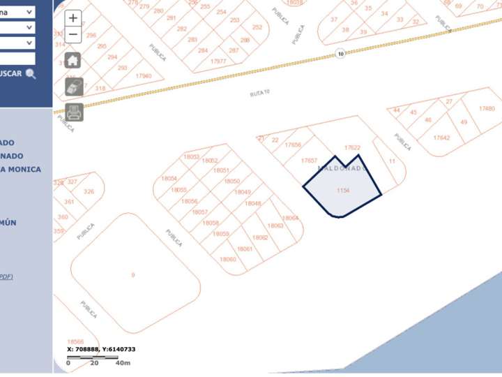 Terreno en venta en Maldonado