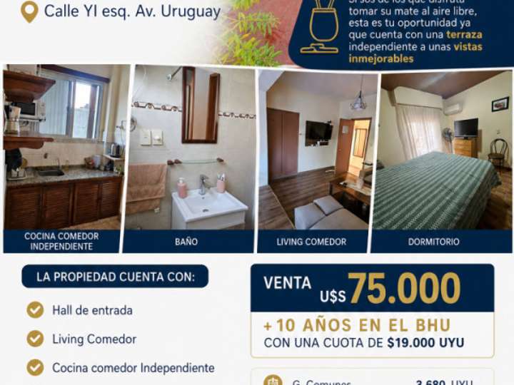 Apartamento en venta en Avenida Uruguay, Montevideo